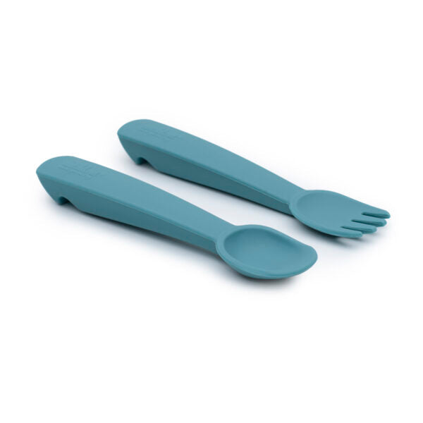 Set di posate per bambini blu anatra