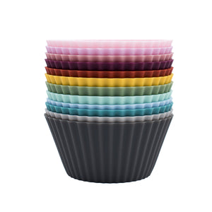 Paquete de 12 tazas de muffins