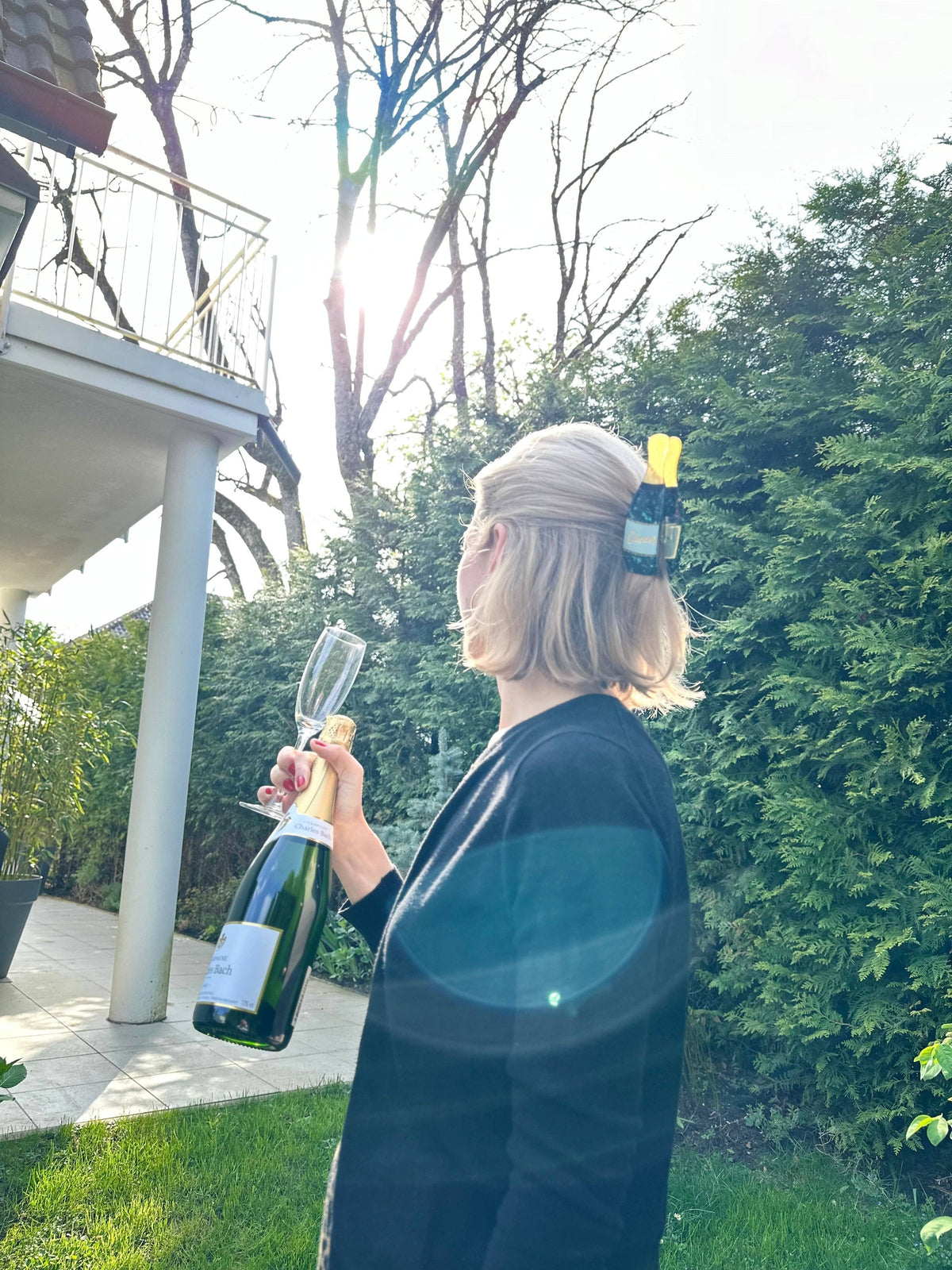 Pince à Cheveux Champagne