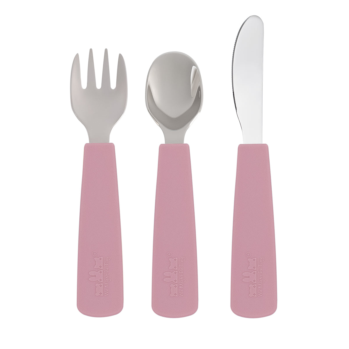 Set de Couverts Enfant Dusty Rose We Might Be Tiny - OFCK.fr