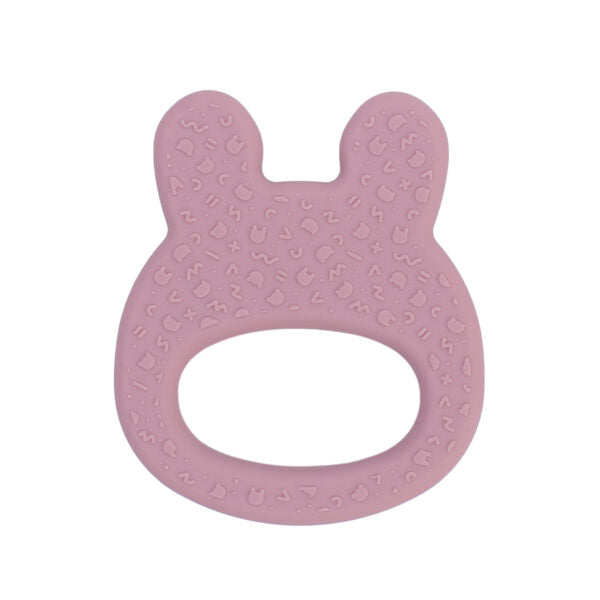 Dentes de coelho rosa empoeirado