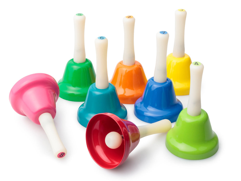 Cloches Musicales Arc-en-Ciel – Lot de 8