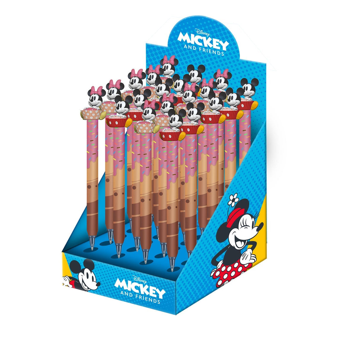 Stylo gel effaçable Disney « Mickey et Minnie Mix » — visuel de l’assortiment, article vendu à l’unité