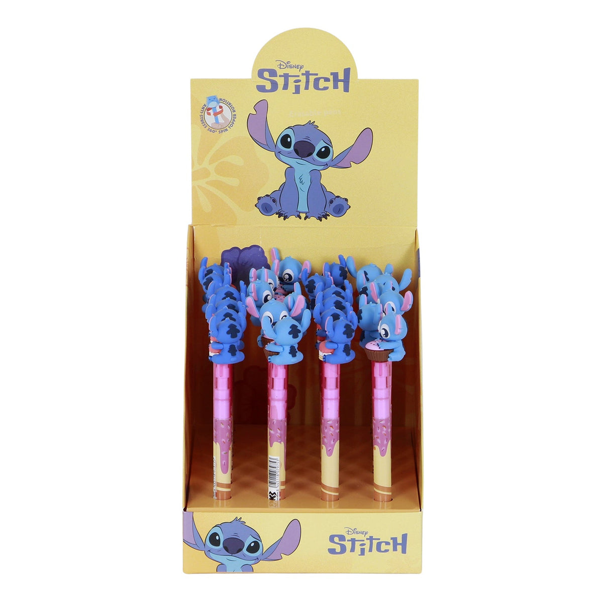 Stylos gel effaçables Disney Lilo & Stitch « Mix » — présentation des modèles possibles, un stylo vendu
