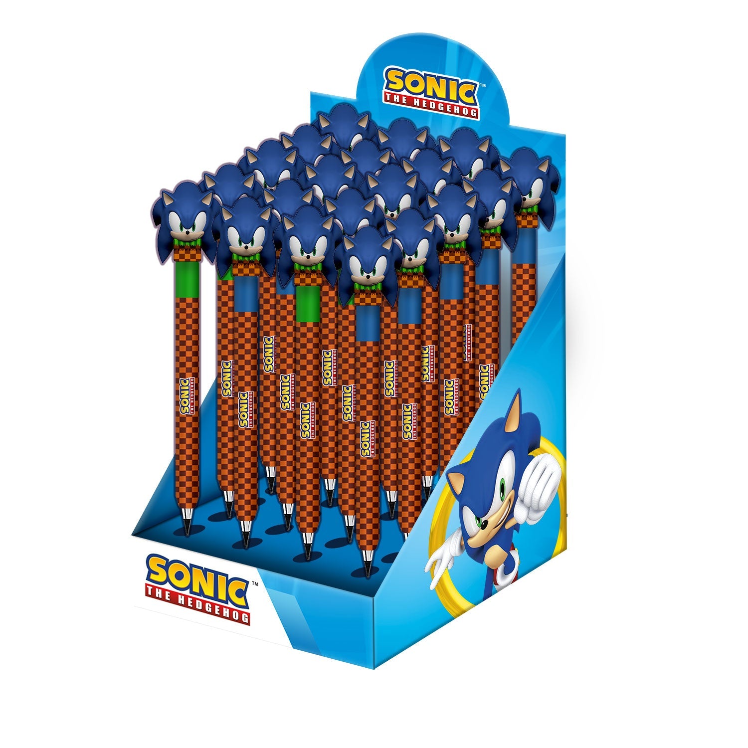 Présentoir 24 Unités Crayon Éternel Sonic the Hedgehog « Mix »