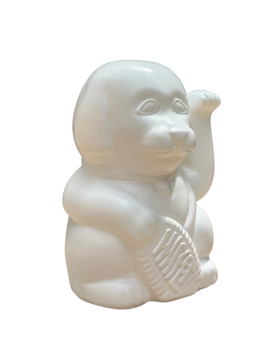 Chien Chanceux Blanc
