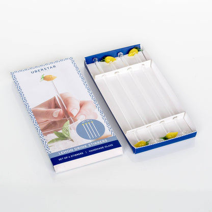 Cocktailrührstäbchen aus Zitronenglas