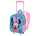 Disney Minnie Mouse « Happiness » Small 3D Wheeled Backpack