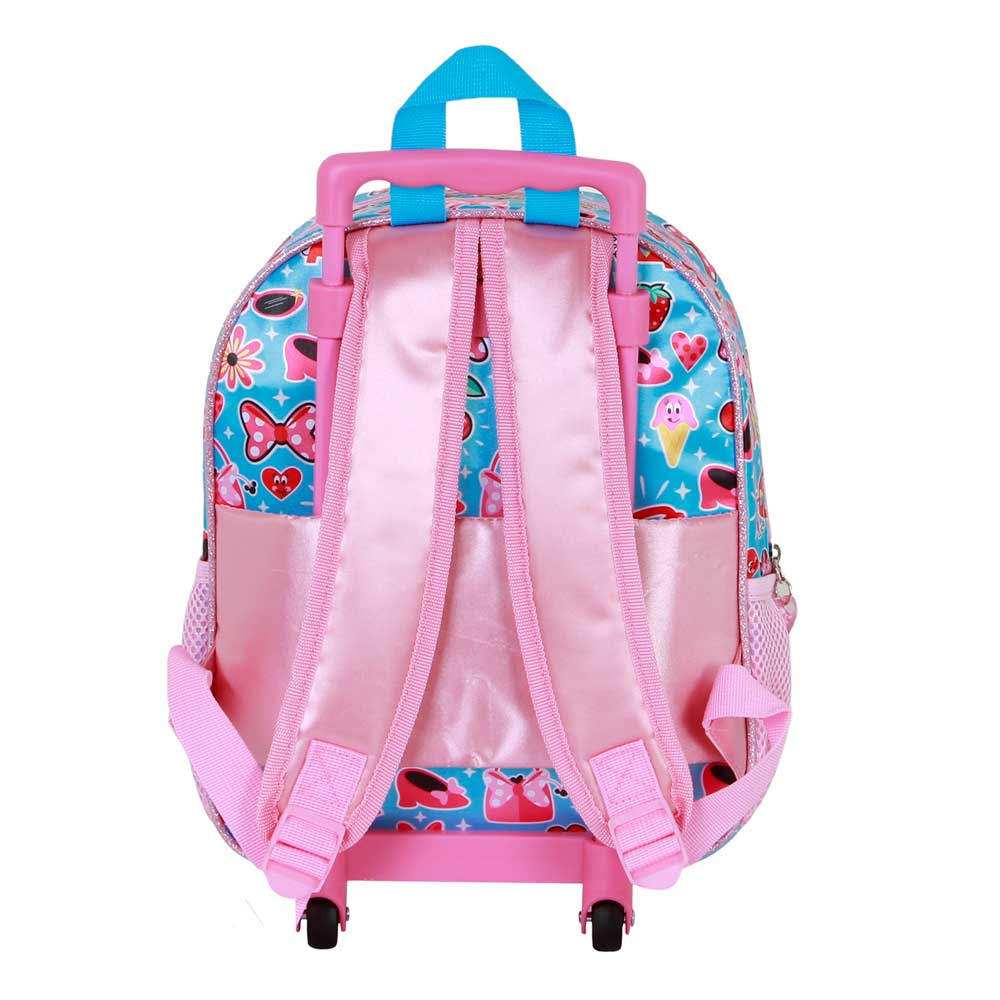 Disney Minnie Mouse « Happiness » Small 3D Wheeled Backpack