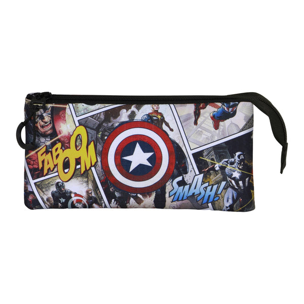 Trousse Triple Marvel Captain America « Comic »