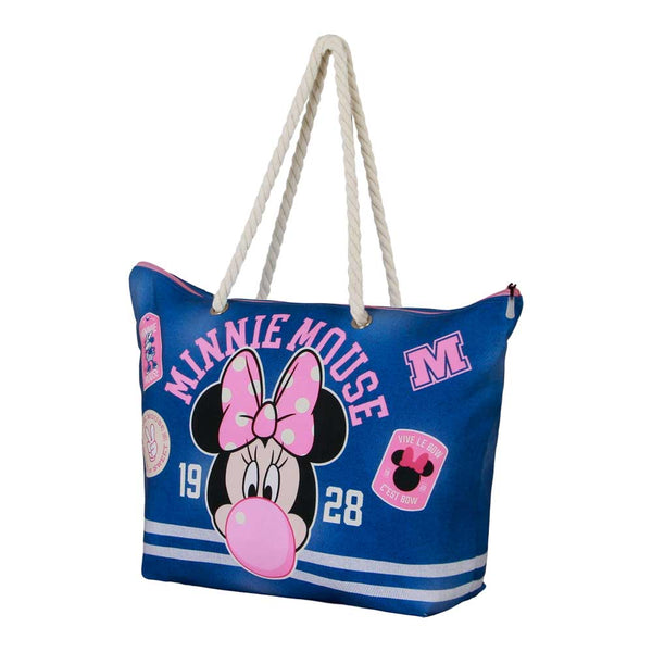 Sac de Plage Soleil Disney Minnie Mouse « Varsity »