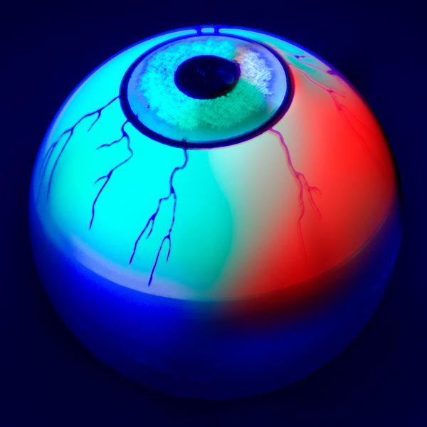 BOULE GLISSANTE À ŒIL CLIGNOTANT