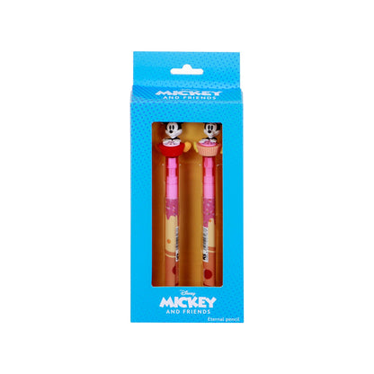 Pack de 2 Crayons Éternels Disney « Mickey et Minnie Mix »