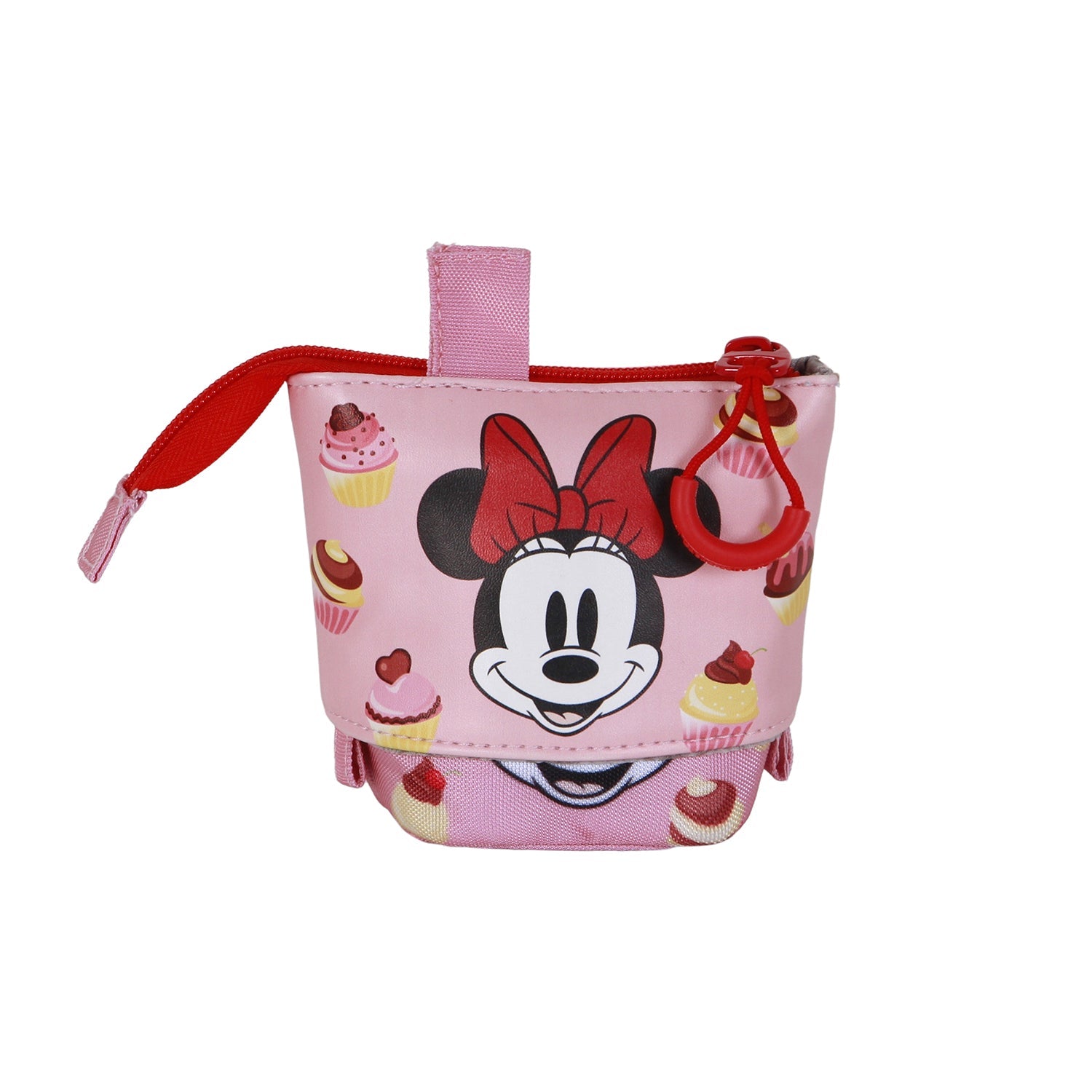 Trousse Mignonne + 2 Stylos Gel Effaçables Disney Minnie Mouse « Muffin » – Rose