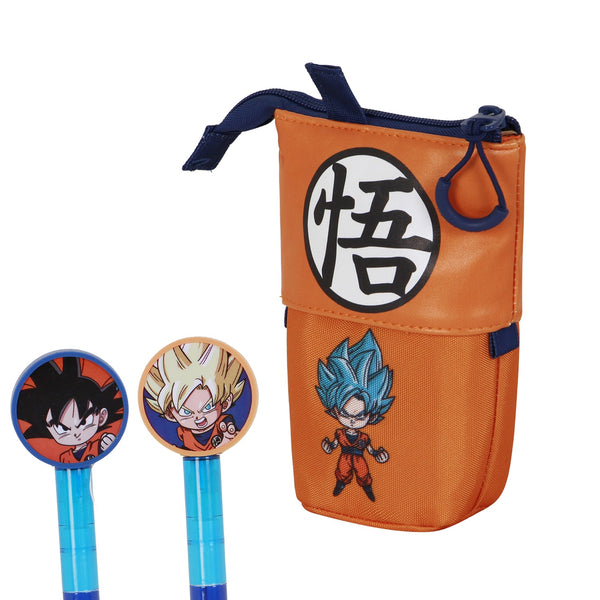 Trousse Mignonne + 2 Stylos Gel Effaçables Dragon Ball « Super »