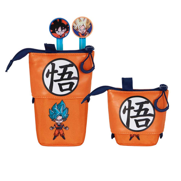 Trousse Mignonne + 2 Stylos Gel Effaçables Dragon Ball « Super »