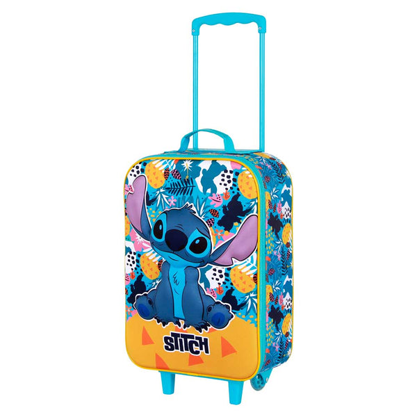 Valise à Roulettes Soft 3D Disney Lilo & Stitch « Colors »