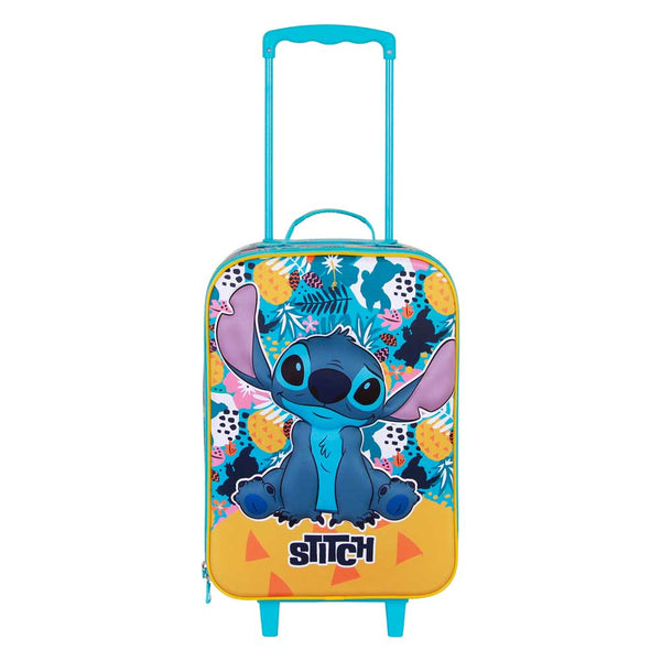 Valise à Roulettes Soft 3D Disney Lilo & Stitch « Colors »