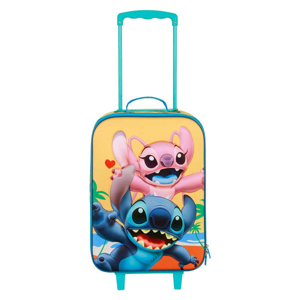 Valise à Roulettes Soft 3D Disney Lilo & Stitch « Ocean »