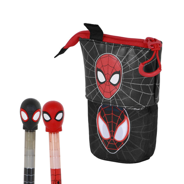 Trousse Mignonne + 2 Stylos Gel Effaçables Marvel Spider-Man « Peter »