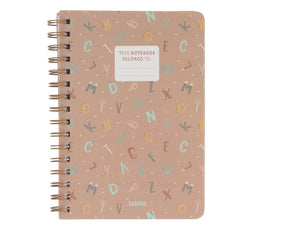 Funny Alphabet Letters School Notebook