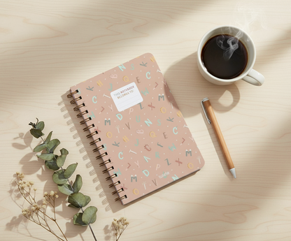 Cahier Scolaire Lettres de l'Alphabet Rigolotes