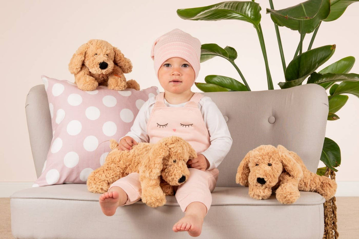 Beige Hond Knuffel