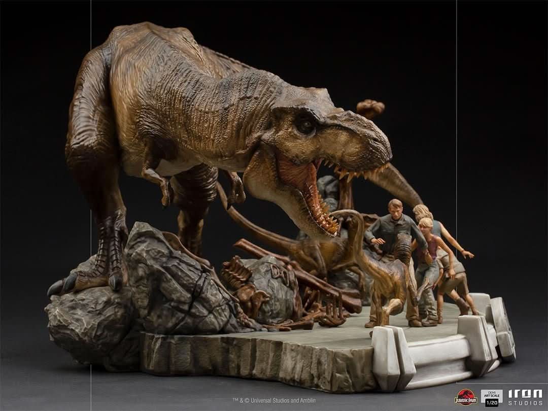 Diorama The Final Scene - Jurassic Park - Demi Scale 1/20