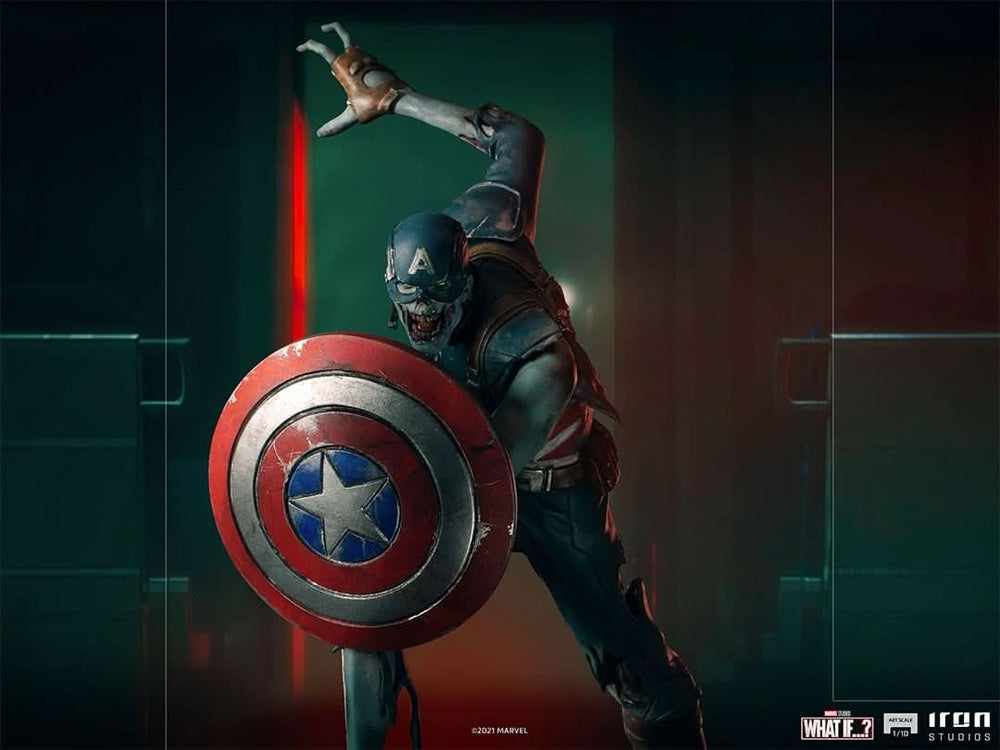 Statua Captain America Zombie - What If...? - Art Scale 1/10 - Marvel