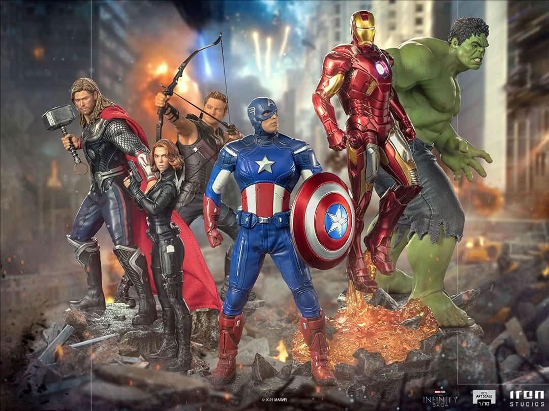 Statue Hulk (Battle of New York) - The Infinity Saga - BDS Art Scale 1/10