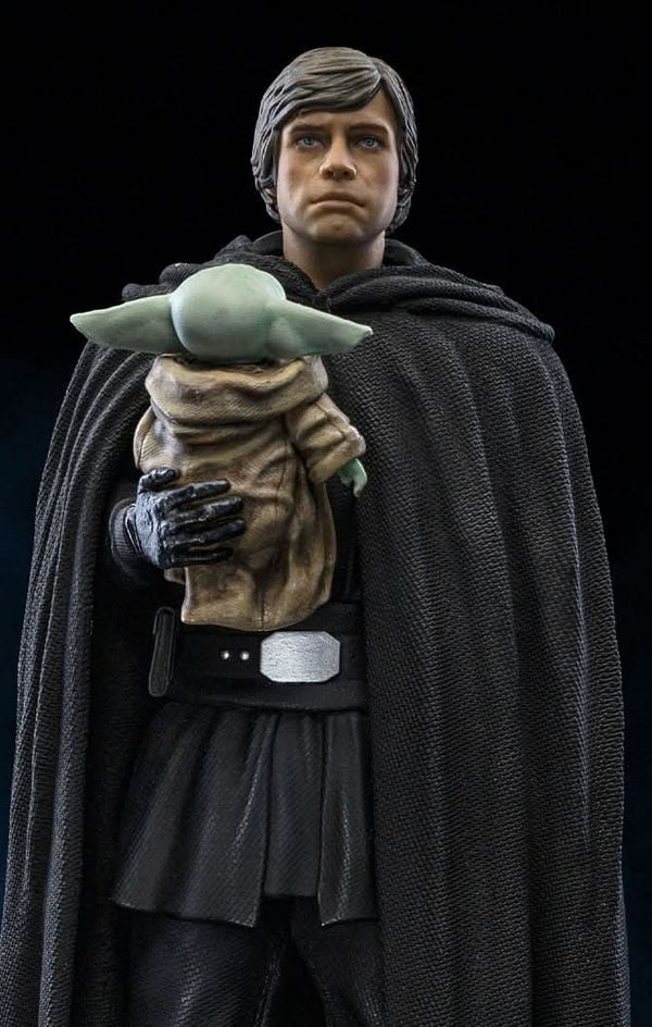 Statue Luke Skywalker and Grogu - Star Wars: The Mandalorian - Art Scale 1/10
