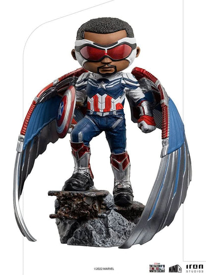 Figurine Captain America Sam Wilson - The Falcon and the Winter Soldier - Mini Co. - Marvel