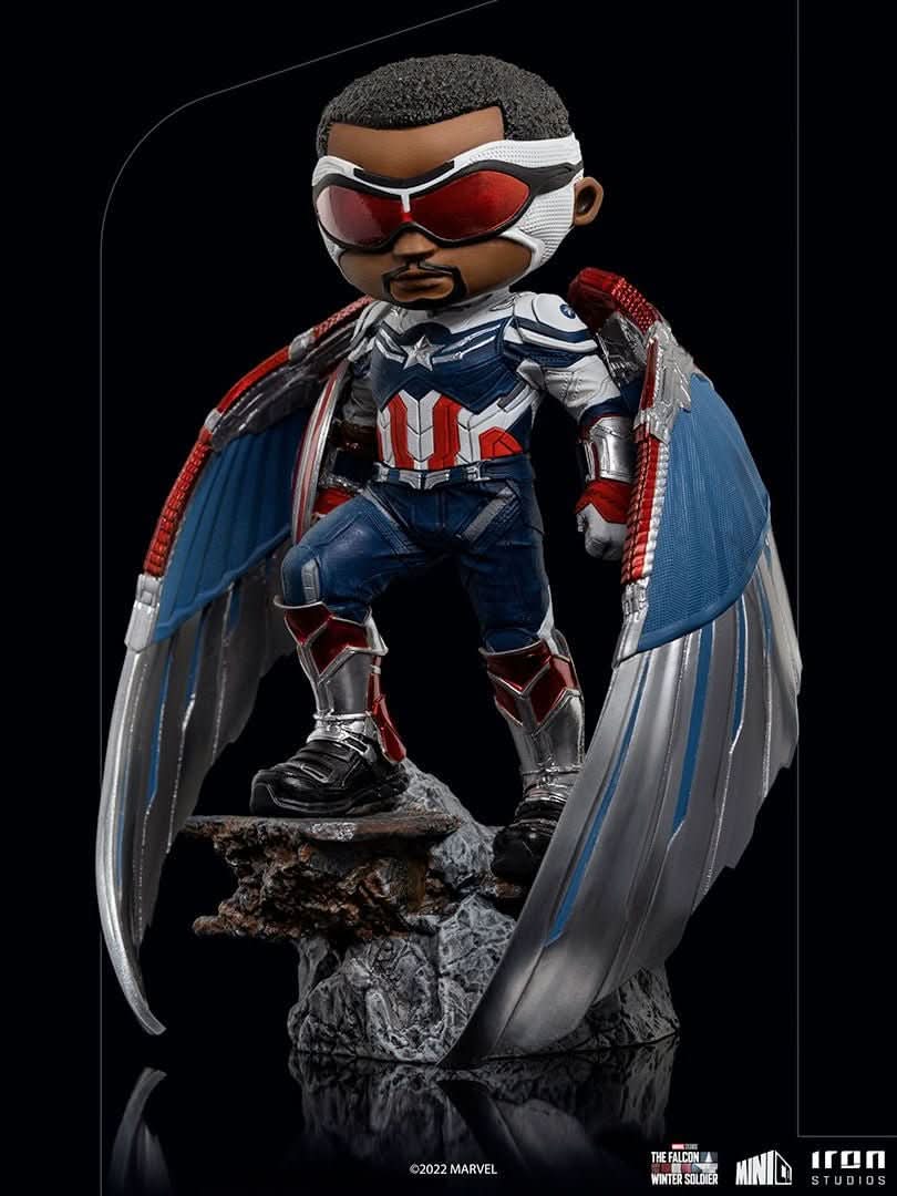 Figurine Captain America Sam Wilson - The Falcon and the Winter Soldier - Mini Co. - Marvel