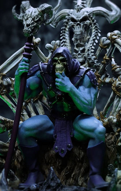 Statue Skeletor on Throne - Masters of the Universe - Art Scale 1/10