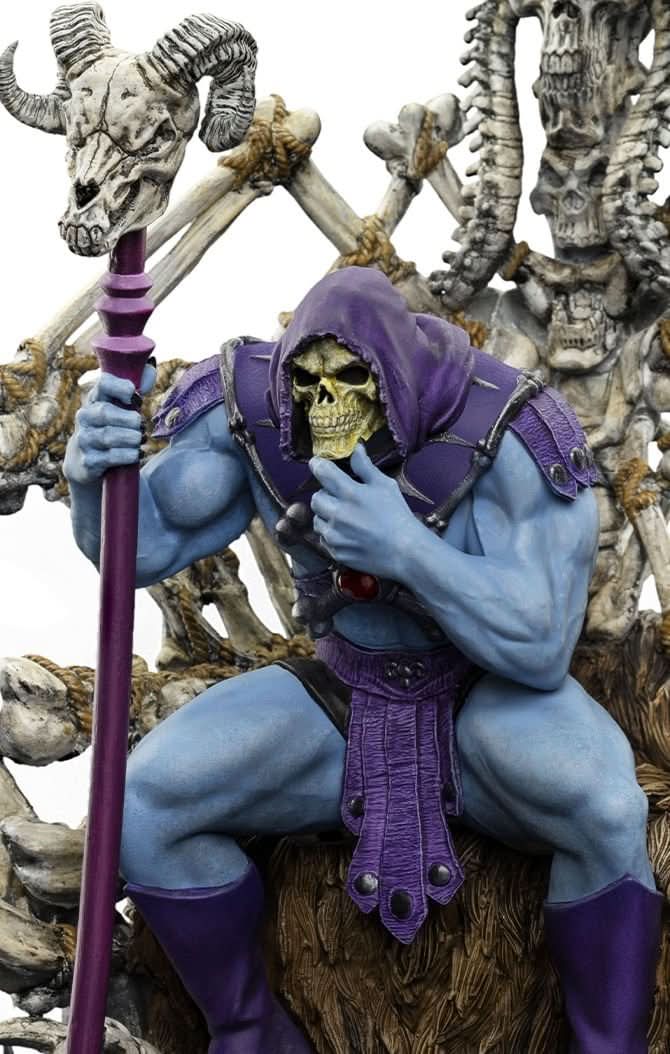 Statue Skeletor on Throne - Masters of the Universe - Art Scale 1/10