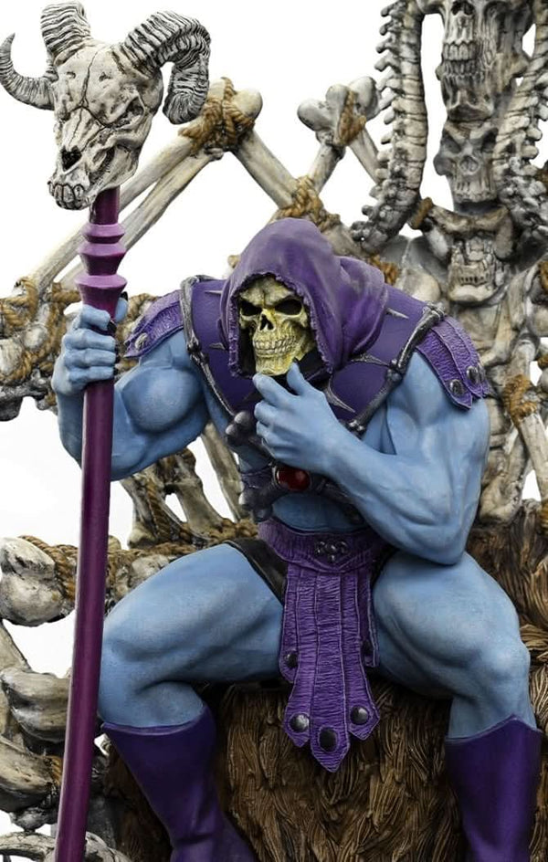 Statue Skeletor on Throne - Masters of the Universe - Art Scale 1/10
