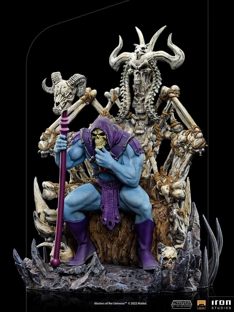 Statue Skeletor on Throne - Masters of the Universe - Art Scale 1/10