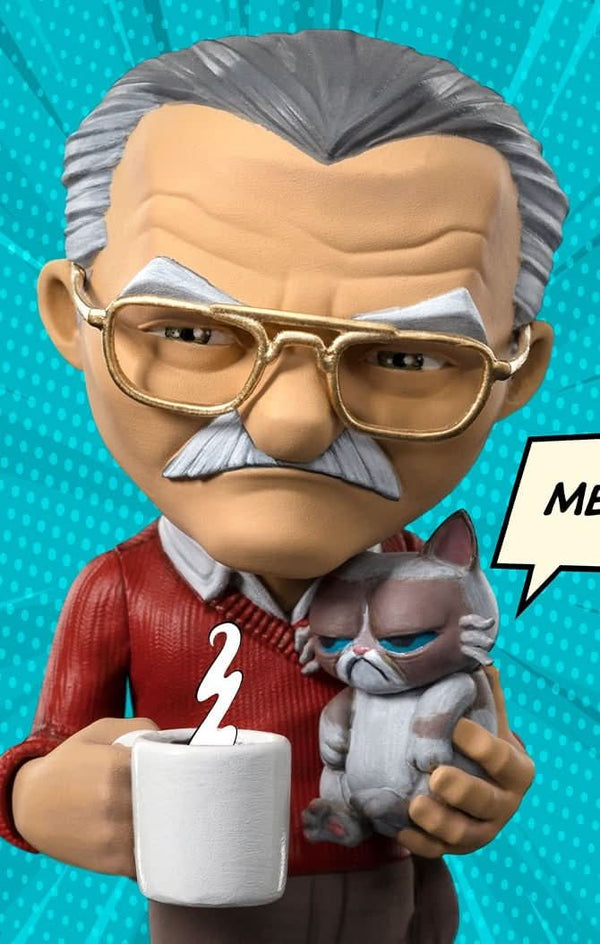 Figurine Stan Lee with Grumpy Cat - Pow - Mini Co. - Spider-Man