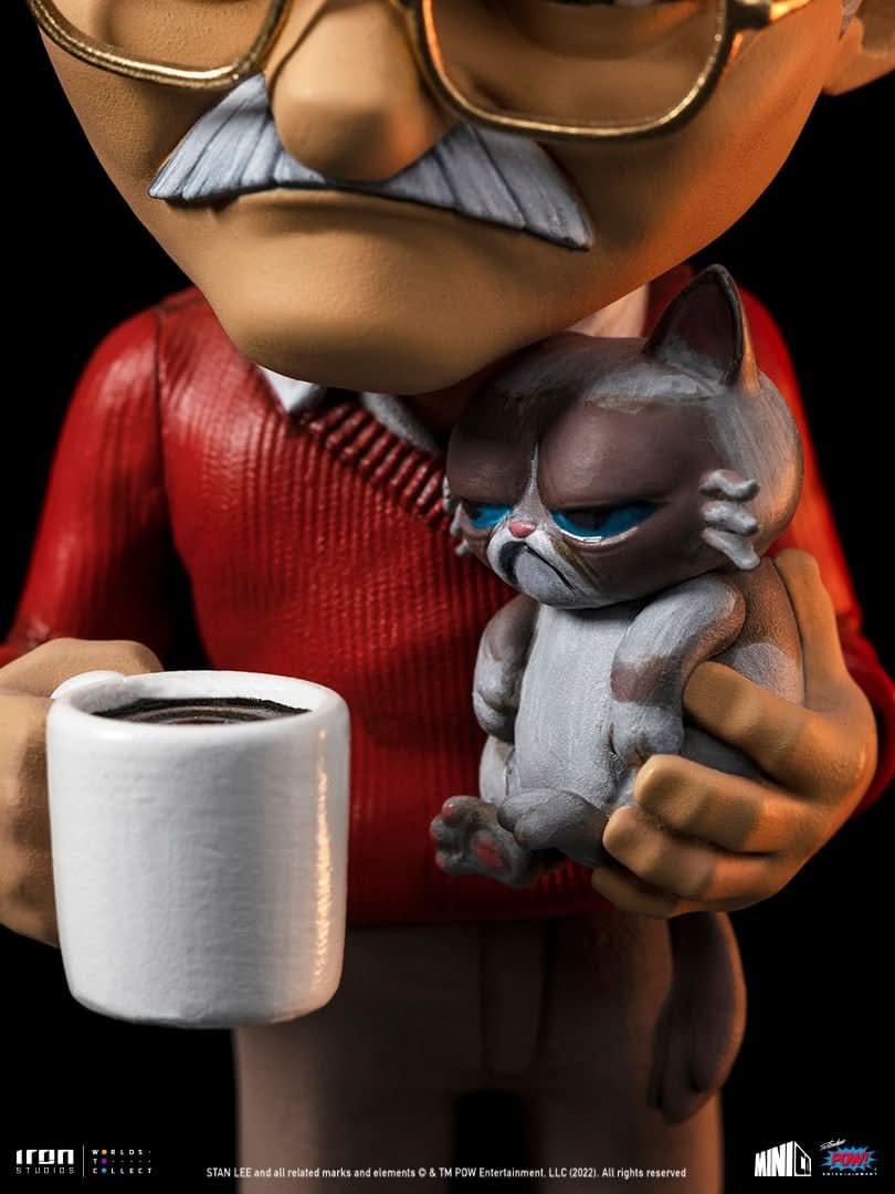 Figurine Stan Lee with Grumpy Cat - Pow - Mini Co. - Spider-Man