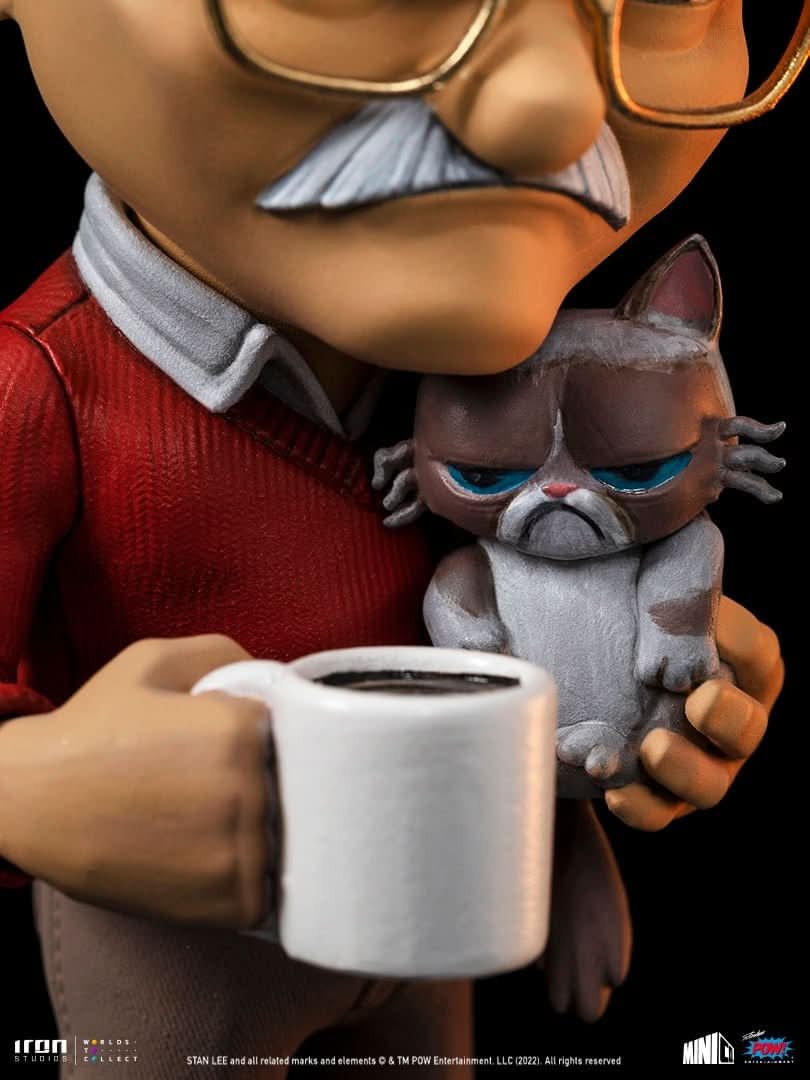 Figurine Stan Lee with Grumpy Cat - Pow - Mini Co. - Spider-Man