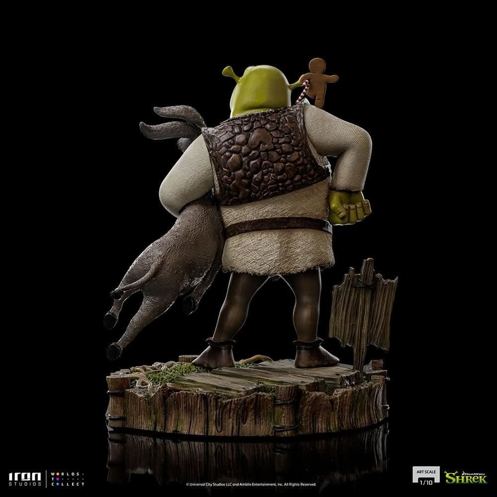Statue Shrek, Donkey and The Gingerbread Man - Shrek - Art Scale 1/10