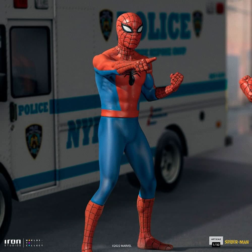 Spider-Man 60's Statue - Spider-Man Animated Series - Art Scale 1/10 - Marvel Comics