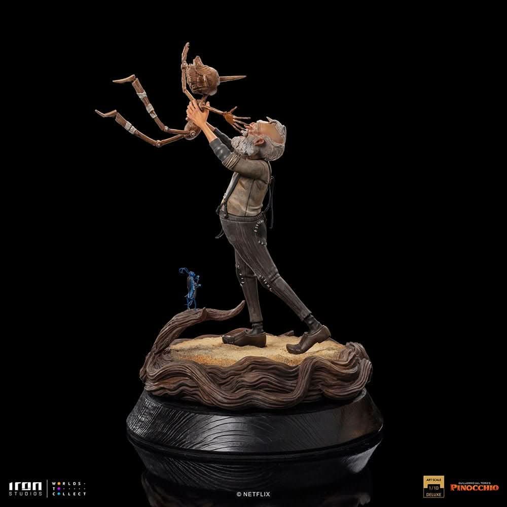 Geppetto & Pinocchio Deluxe Statue (Signed Version) - Pinocchio - Art Scale 1/10 - Iron Studios
