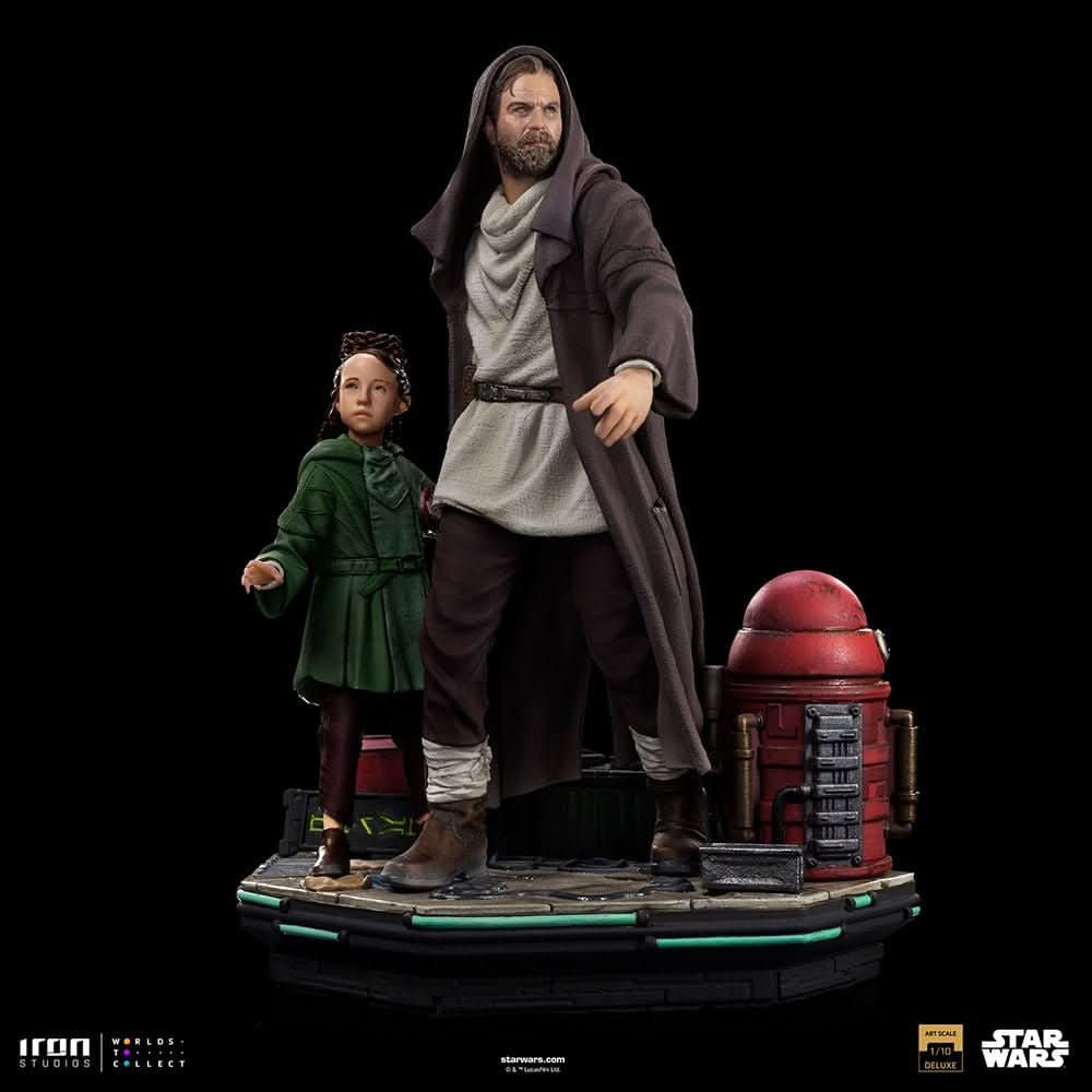 Statue Obi-Wan and Young Leia - Star Wars: Obi-Wan Kenobi Series - Art Scale 1/10