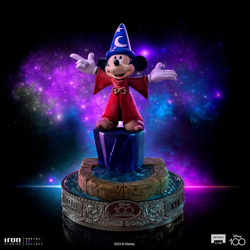 Statue Mickey 100 Years Version - Disney 100th - Fantasia - Art Scale 1/10 - Disney Classics