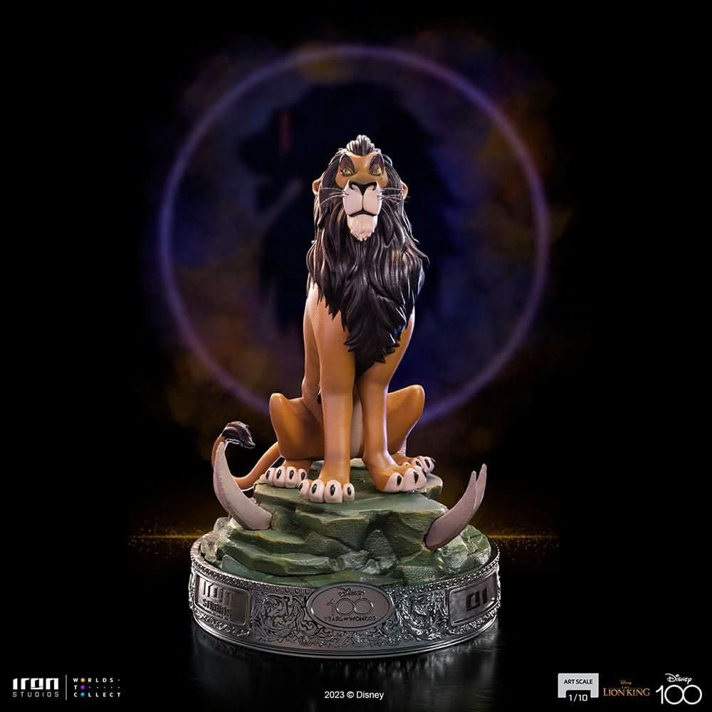 Statue Scar 100 Years Version - Disney 100th - The Lion King - Art Scale 1/10 - Disney Classics