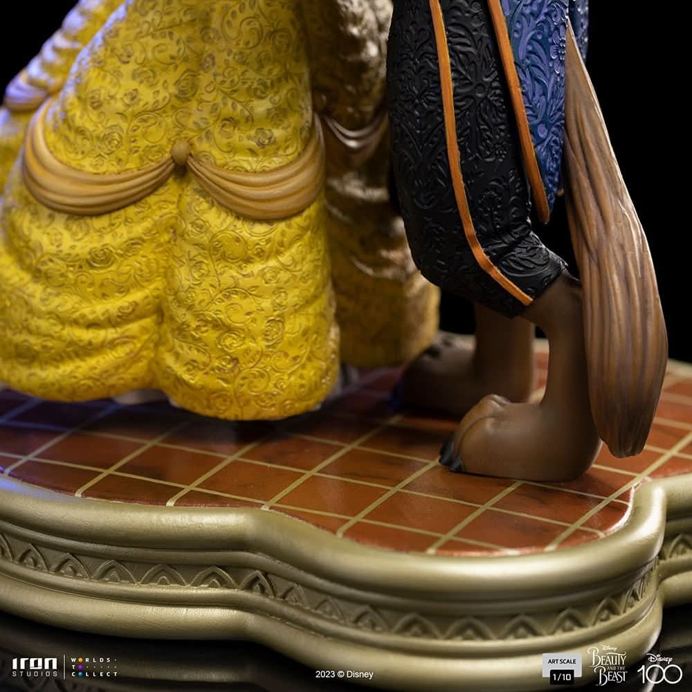Beauty and The Beast Statue - Disney 100th - Beauty and The Beast - Art Scale 1/10 - Iron Studios
