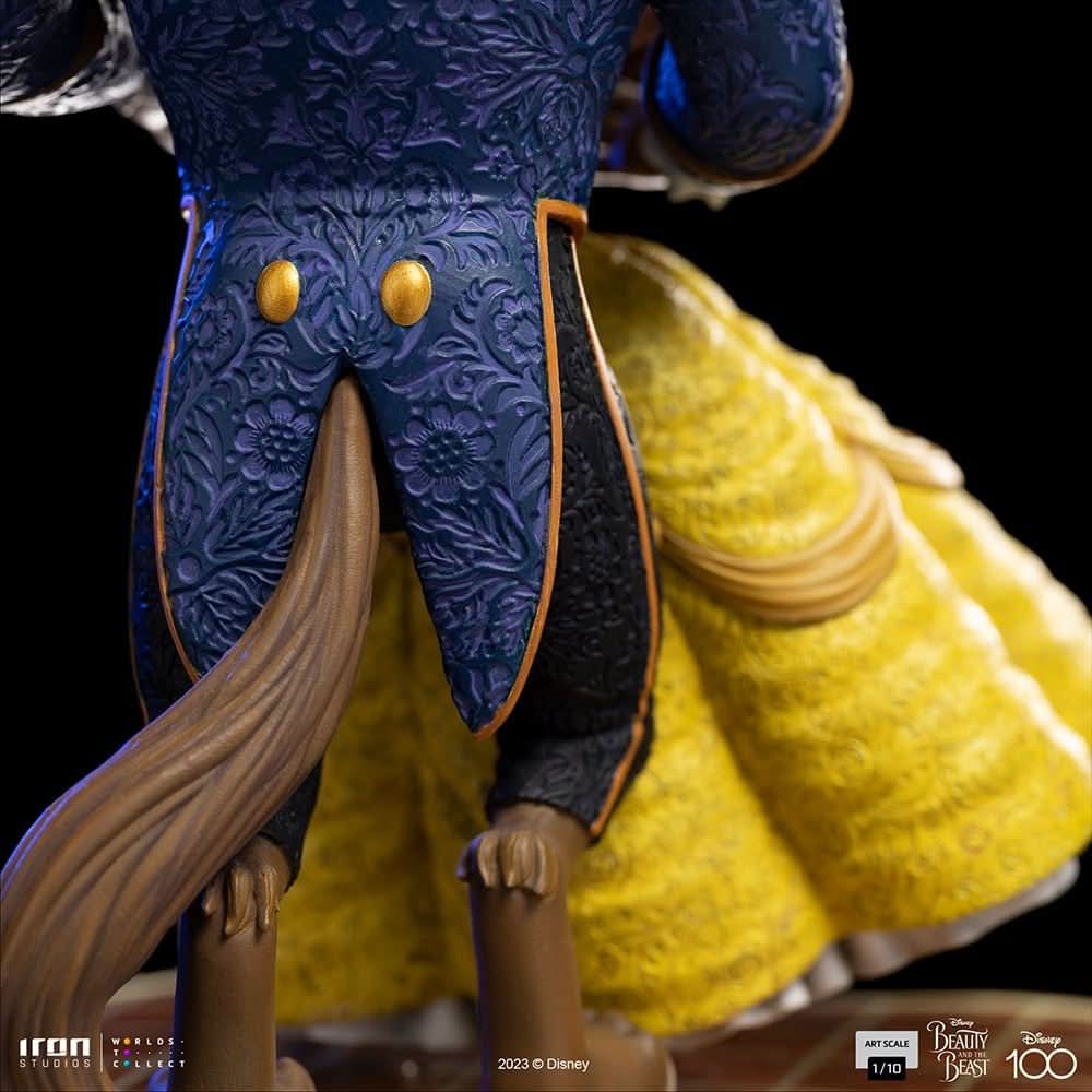 Beauty and The Beast Statue - Disney 100th - Beauty and The Beast - Art Scale 1/10 - Iron Studios