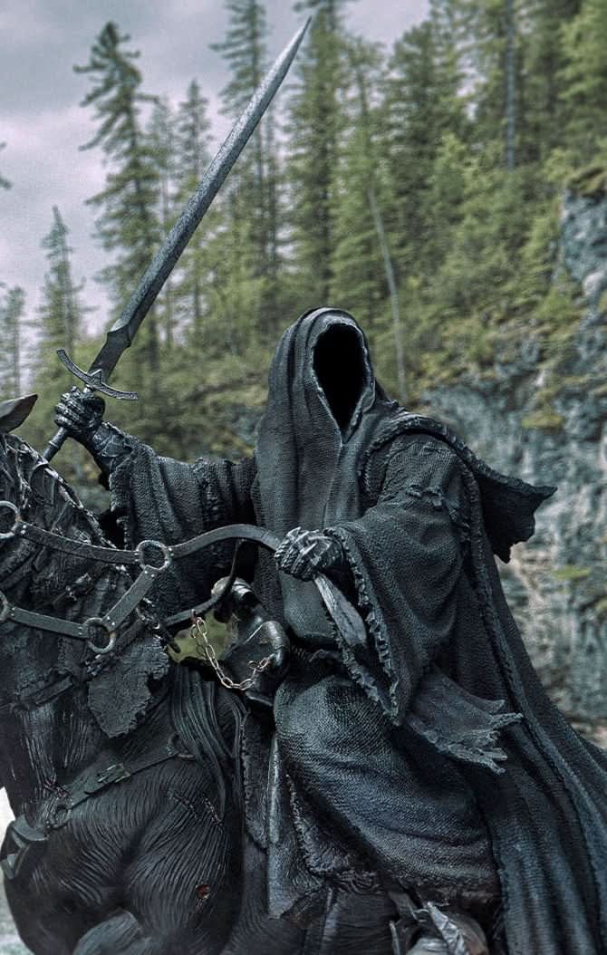 Statue Nazgul on Horse Deluxe - The Lord of the Rings - BDS Art Scale 1/10