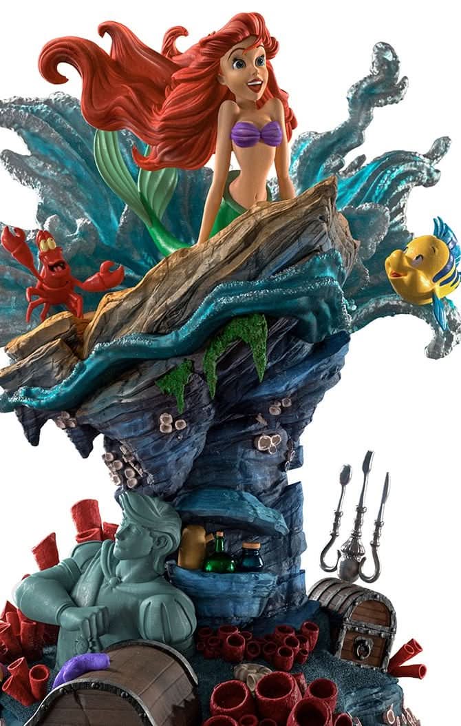 Statue Little Mermaid Deluxe - Disney 100th - Little Mermaid - Art Scale 1/10